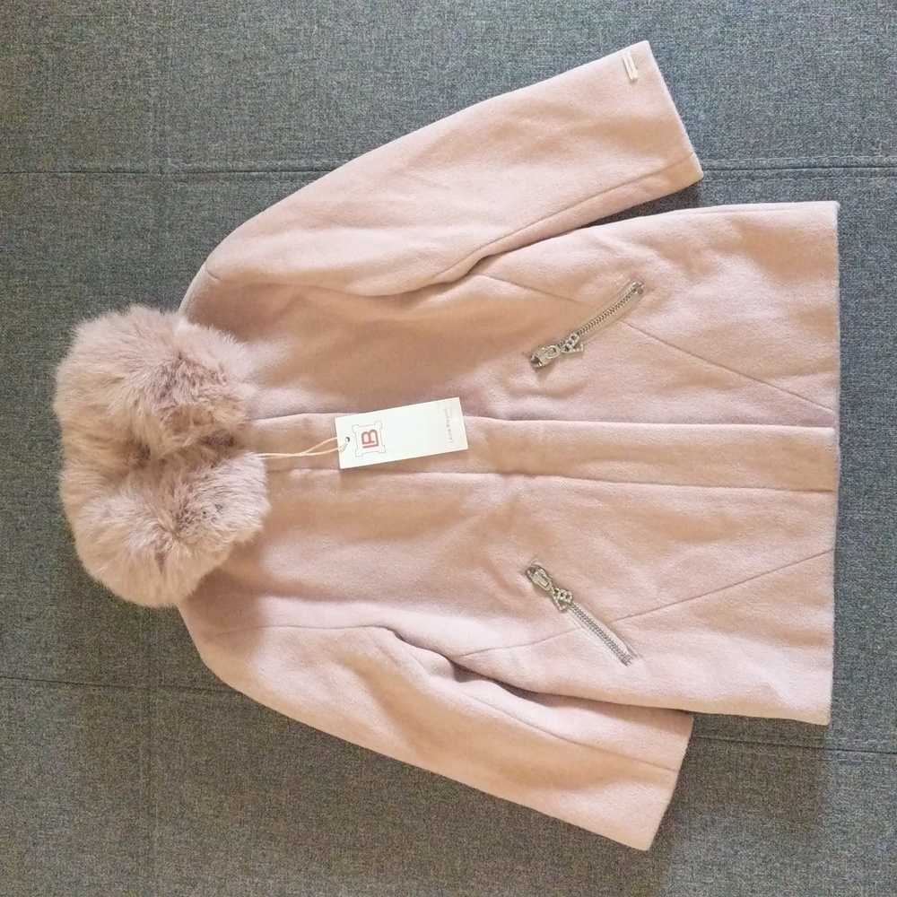 NWT Laura Biagiotti 10% Wool Coat For Girls